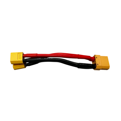 Переходник XT60 2 Male to XT90 1 Female Parallel Adapter 10CM AWG12