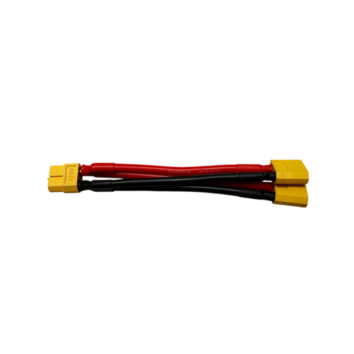 Перехідник XT60 1 Female XT60 Male 2 + 10см AWG12