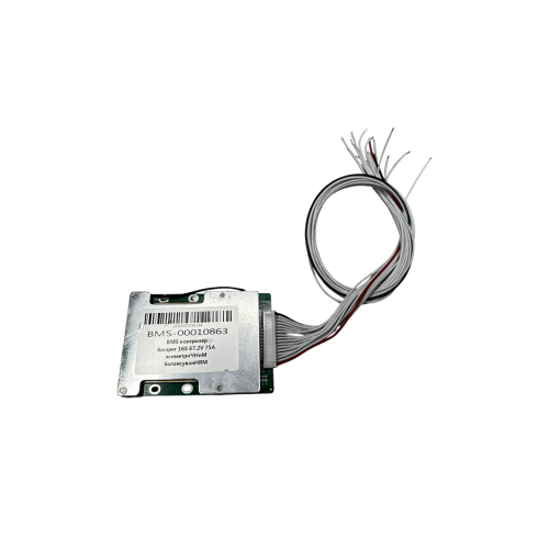 BMS контроллер батареи 16S 67.2V 75A с симметричной балансировкой