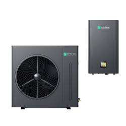 Тепловий насос повітря-вода 13kW Perfect Solar 380~415V 50Hz Split R32 холодоагент, з WIFI, DC Інвертор, темно-сірий